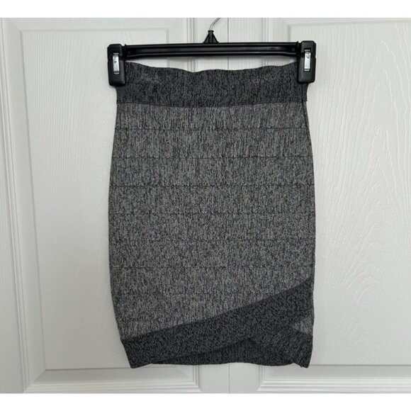 Guess Gray Bandage Skirt Women’s Mini Y2K Pull-on Body-con Size S - Picture 3 of 11